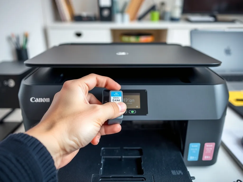 Jak wymienić tusz w drukarce Canon?