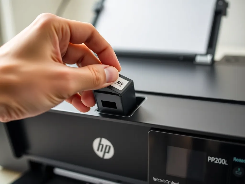 Jak wymienić tusz w drukarce HP?