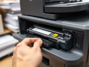 Czy drukarka laserowa ma tusz?