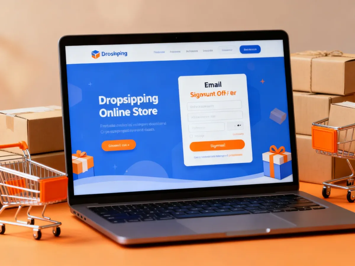 Formularz zapisu do newslettera sklepu internetowego z ofertą rabatową