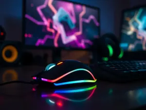 Laptop z wykresem sprzedaży, kalkulatorem i paczką, symbolizujący analizę zysków i logistykę w dropshippingu na Allegro.