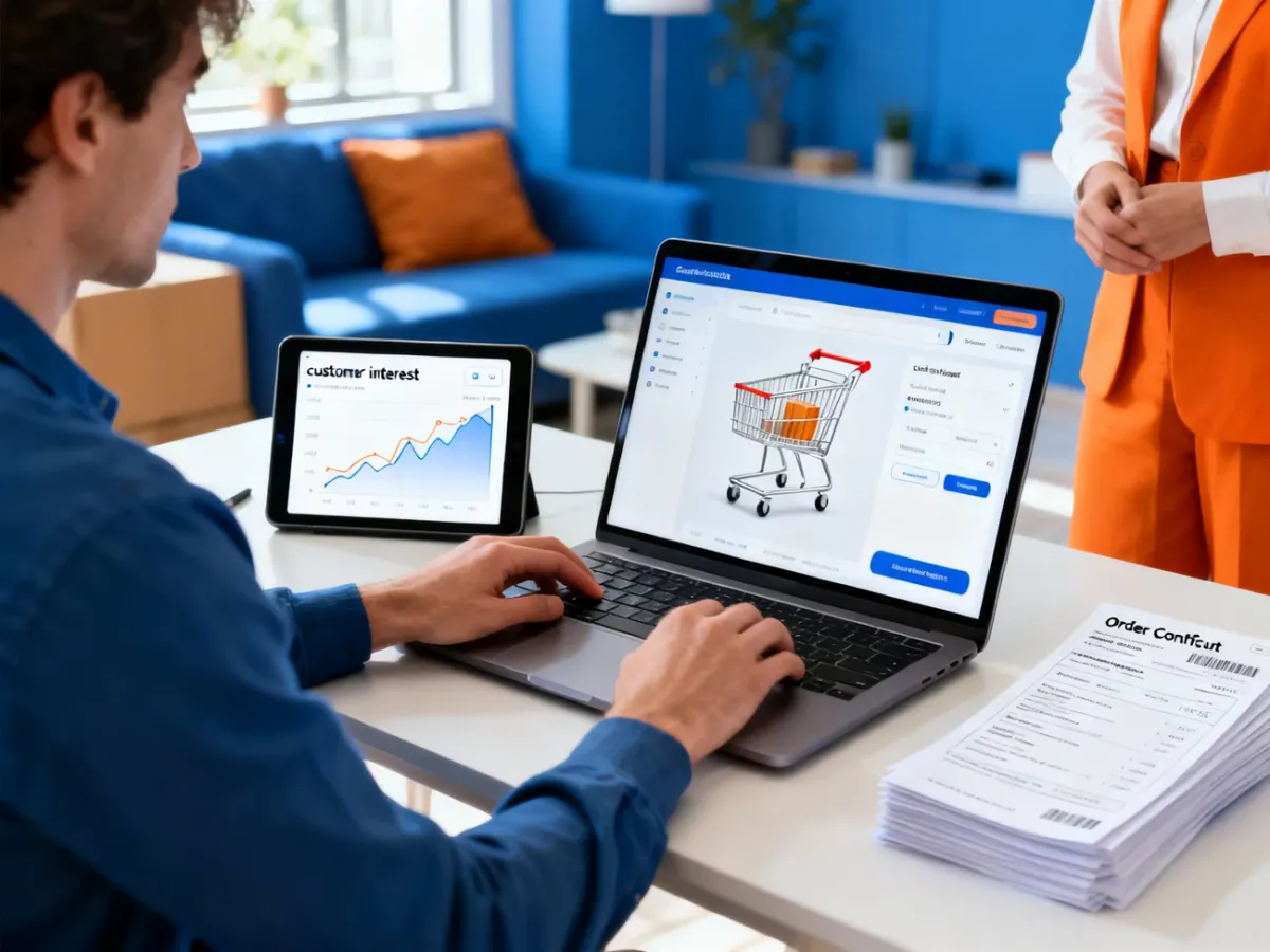Testowanie zainteresowania produktem poprzez dodanie go do koszyka online