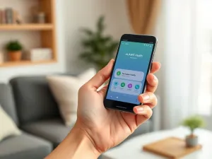 Nowoczesne stanowisko pracy z laptopem wyświetlającym interfejs płatności online, symbolizujące bezpieczne transakcje.
