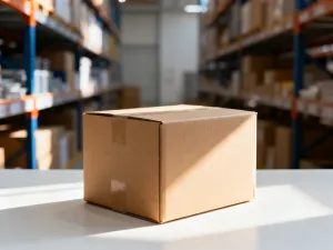 Ekran laptopa z wykresami analitycznymi Google Ads oraz biurko z kawą i monetami, symbolizujące planowanie budżetu w dropshippingu.