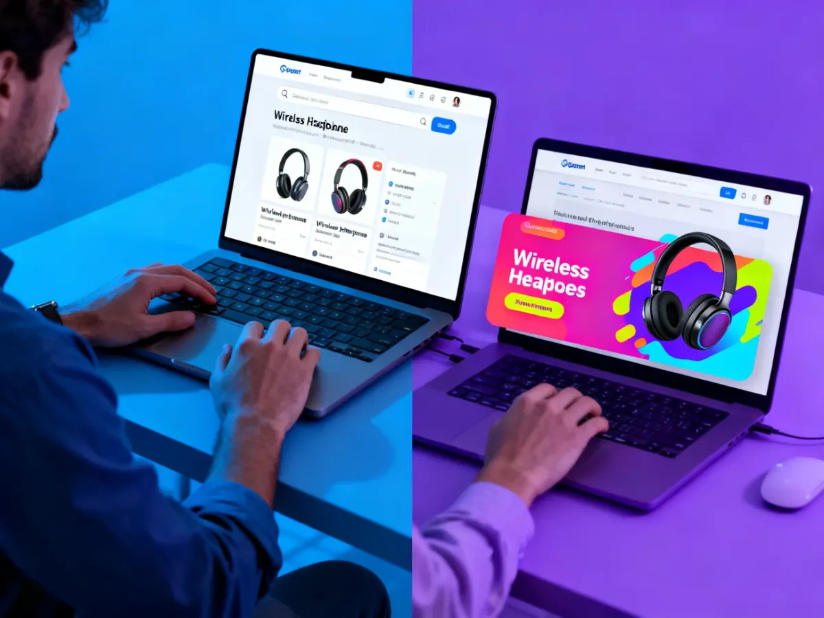 Porównanie reklamy w wyszukiwarce i reklamy display w dropshippingu