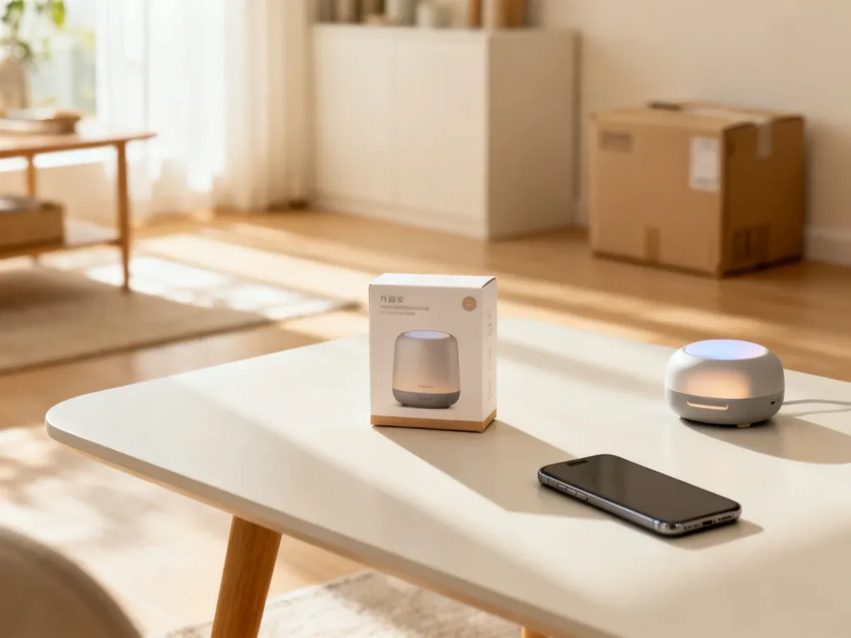 A compact home product prepared for online marketplace sale