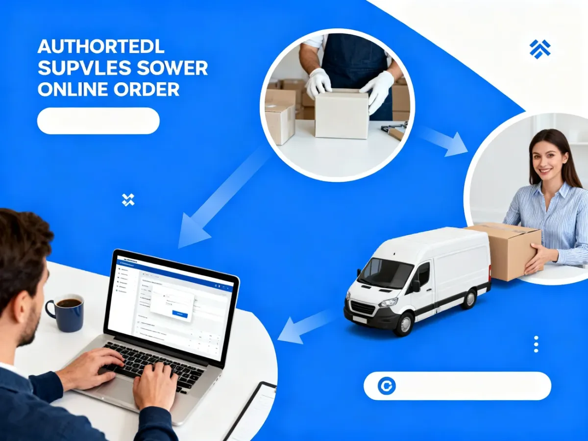 Schemat zgodnego procesu dropshippingu od zamówienia klienta do dostawy